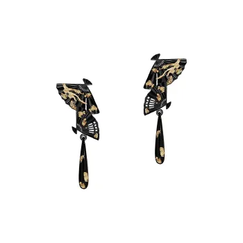 Masw Vintage Luxury Floral Earrings Women's
