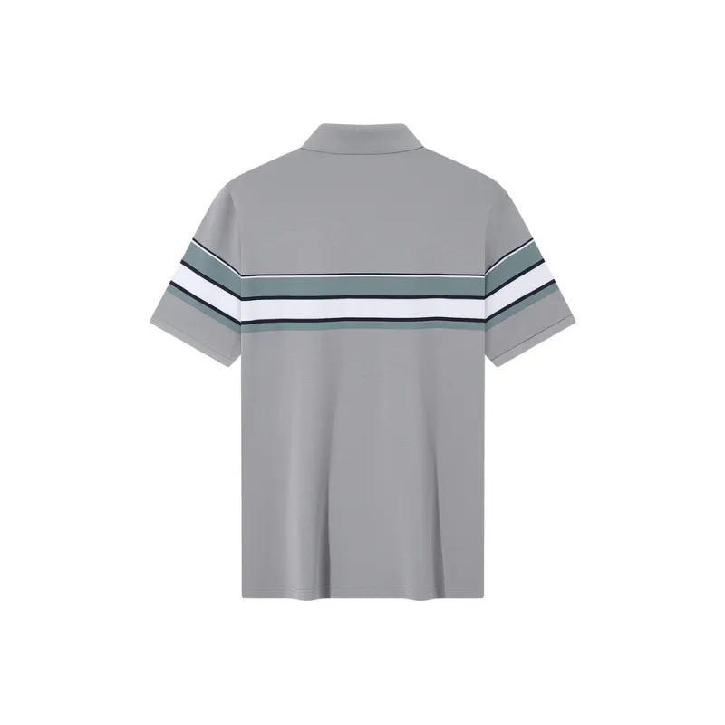 SEVEN Polo Shirt Men's Medium Gray-1