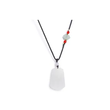 BUDOUXIAOAI Natural Chalcedony Necklaces Unisex