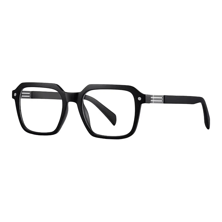JUICE BABY TR/Memory Plastic Metal Square Sunglasses Unisex-4