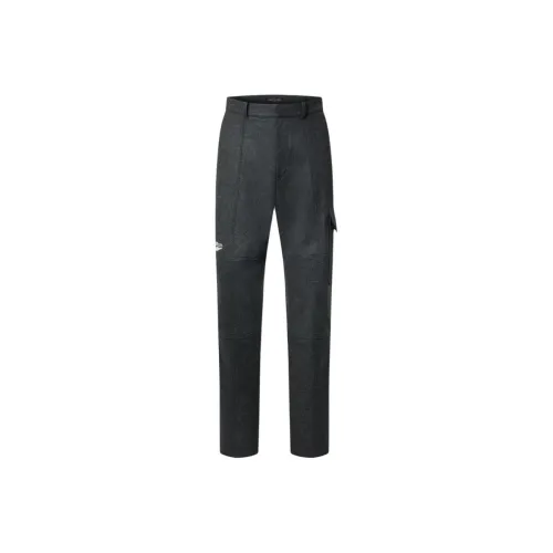 LOUIS VUITTON Silk Cashmere And Wool Blend Double-Face Cargo Pants