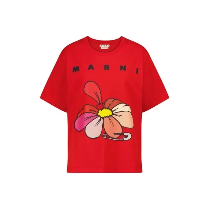 MARNI T-Shirts Women's Red-0