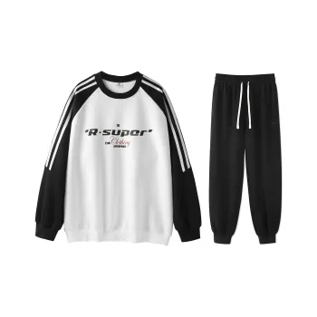 R.super Sweatshirt Sets Unisex