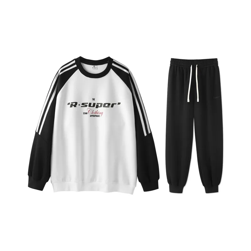 R.super Sweatshirt Sets Unisex-0