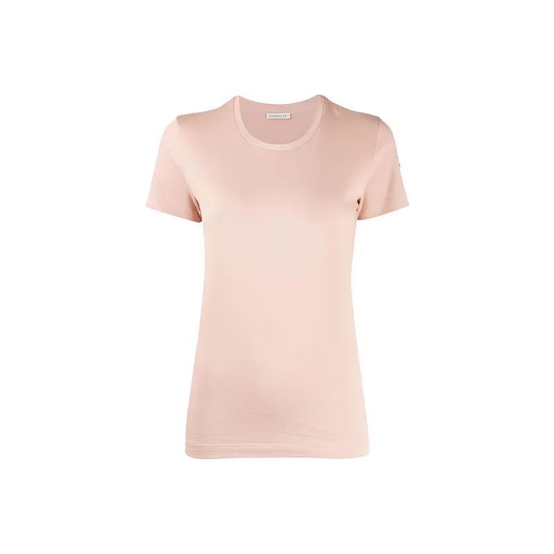 Moncler T Shirts Women's Pink-0