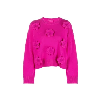 Valentino Crop Tops Women's Fuchsia