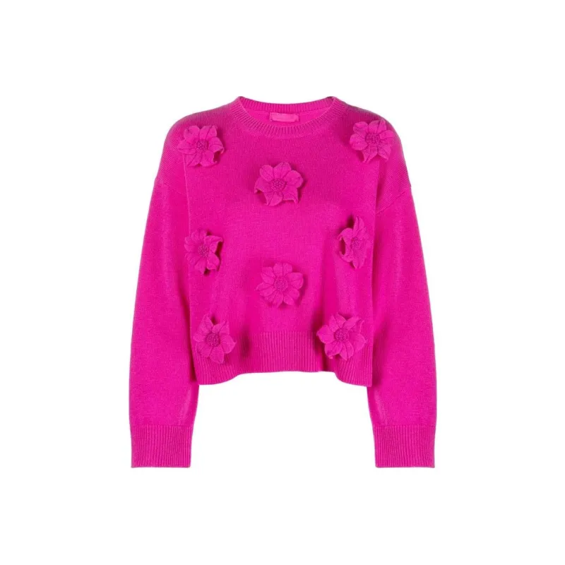 Valentino Crop Tops Women's Fuchsia-0