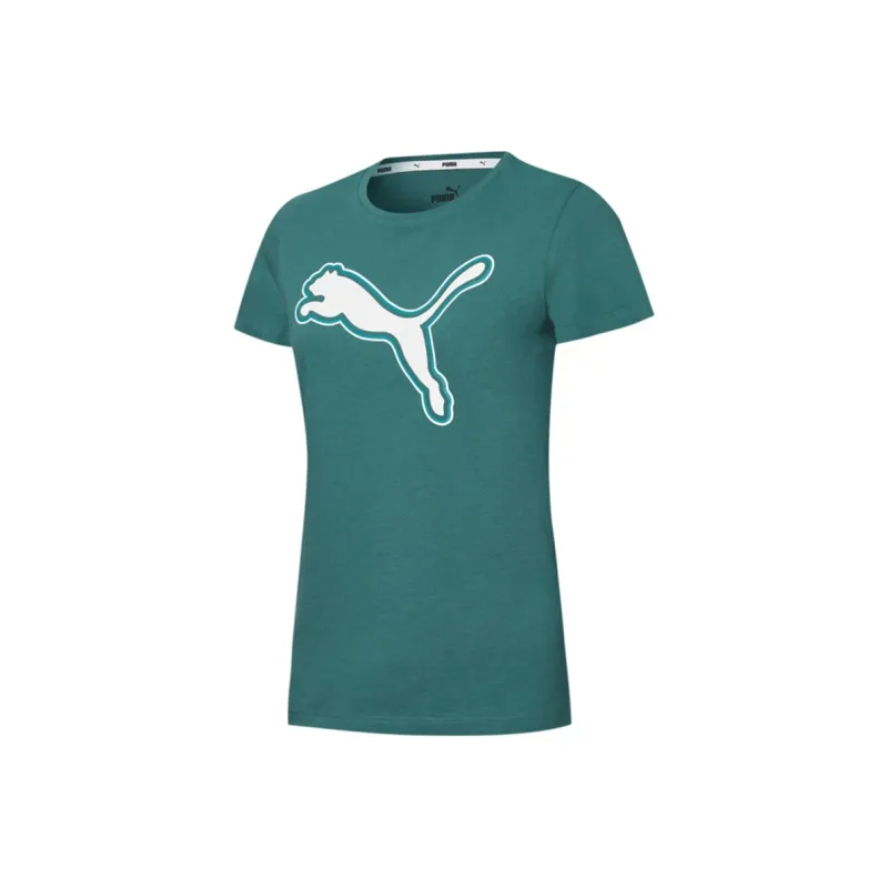 PUMA T Shirts Women's Green-0