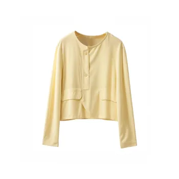 Mapping Coat Women's Light Yellow