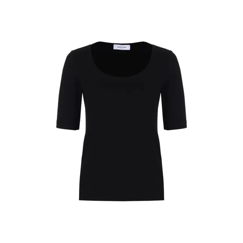 Gran Sasso T Shirt Women's Black-0
