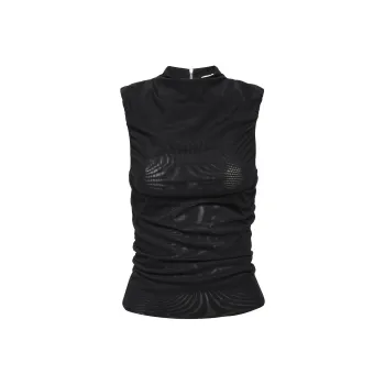 Miaou Tank Tops Women's Black