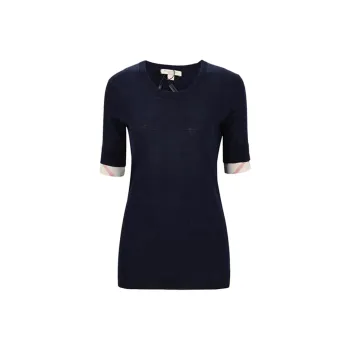 Burberry T Shirt Women's Dark Blue