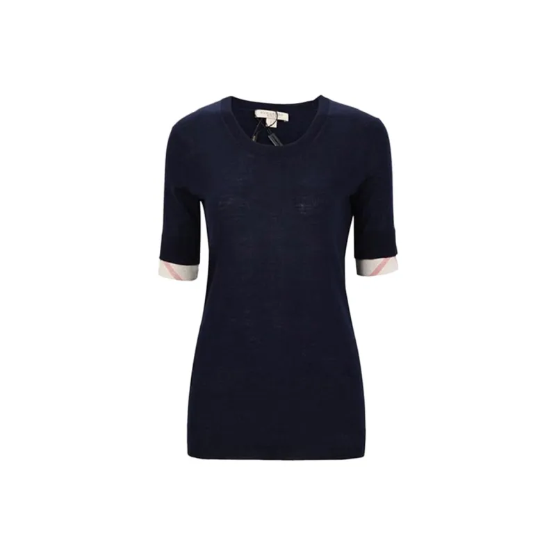 Burberry T Shirt Women's Dark Blue-0