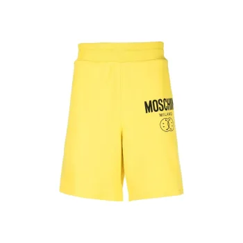 MOSCHINO Logo Printed Bermuda Shorts