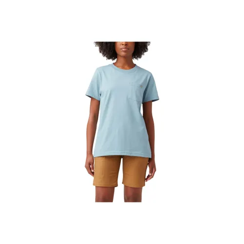 Dickies T Shirts Women's Dock Blue
