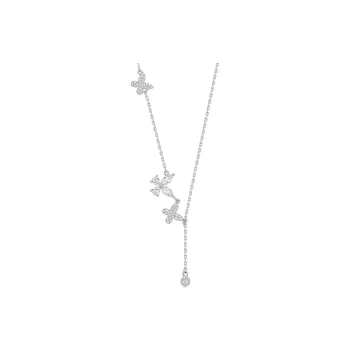 KADER 925 Sterling Silver Necklaces Women's Silver