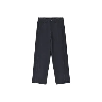 Jeep Casual Pants Unisex Navy Blue