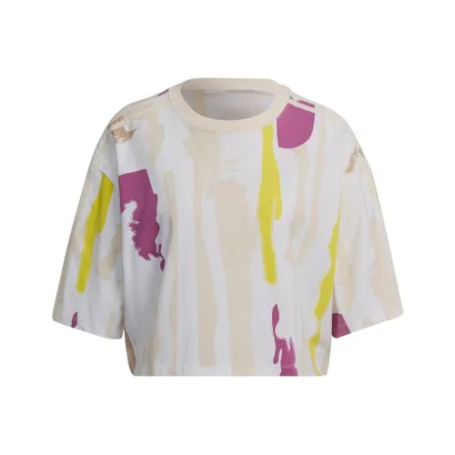 Adidas Originals Crop Tops Women's Beige