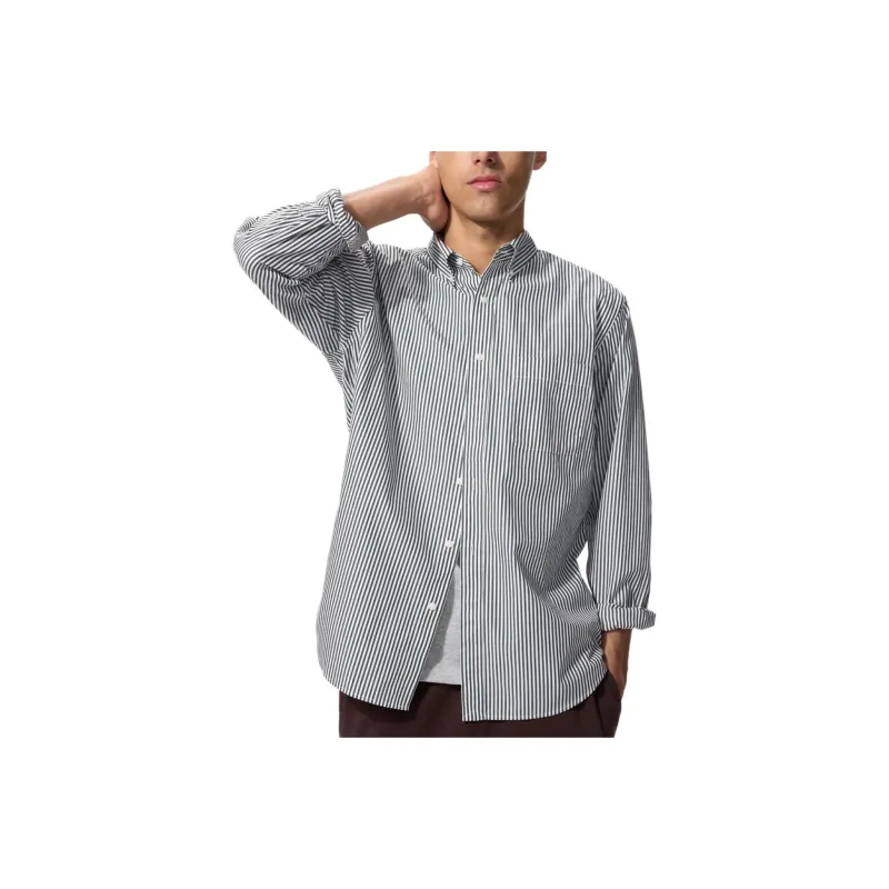 UNIQLO Shirts Unisex Dark Green-0