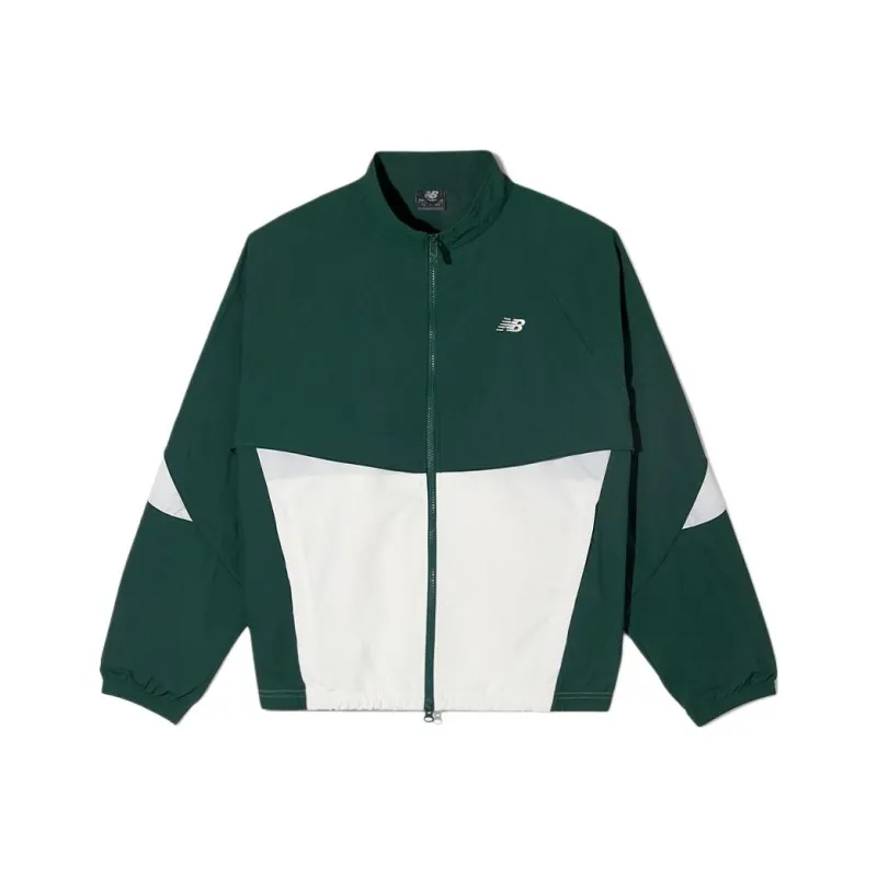 New Balance Trench Coat Unisex Green White-0