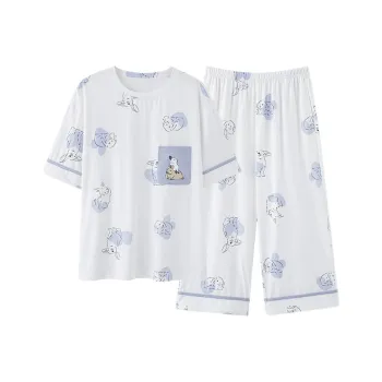 XISHE Pajama Set Women's Light Blue