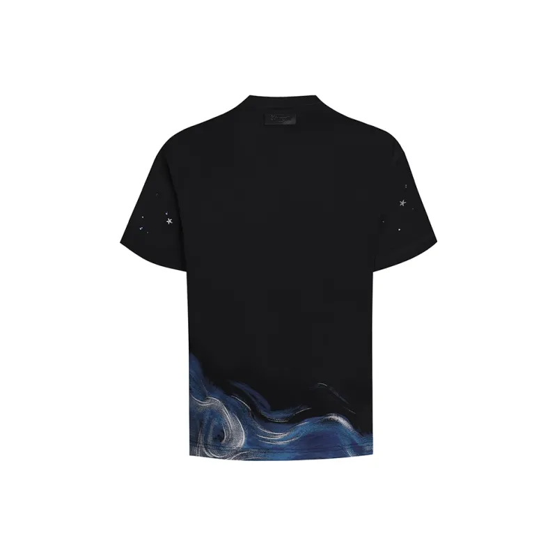 LIUREGALI T Shirts Unisex Black-1