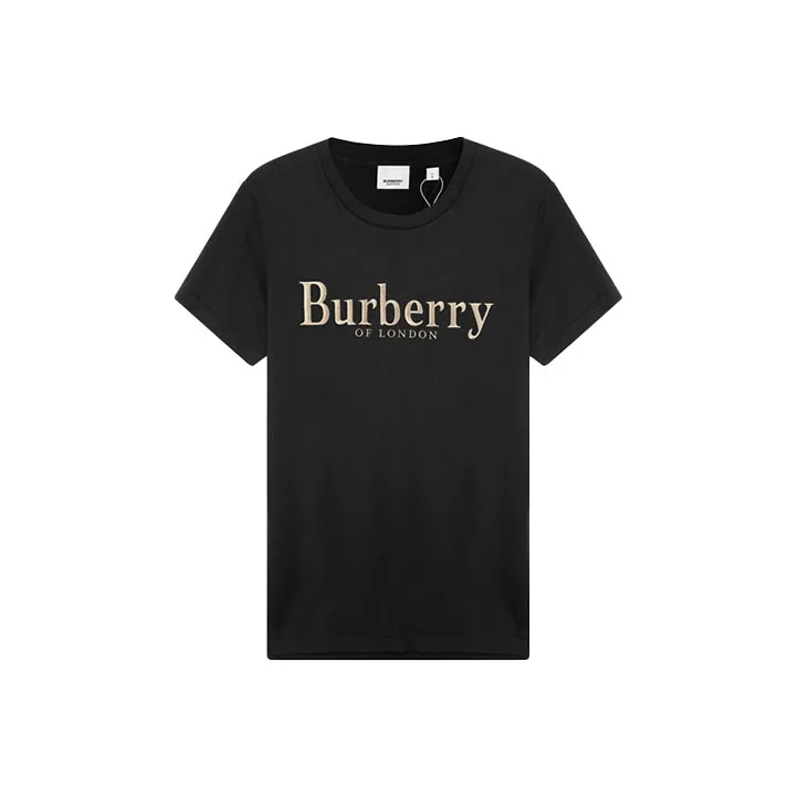 Burberry T Shirts Women's Black-0