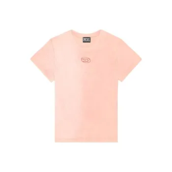 DIESEL SS23 T Shirt Women's Coral