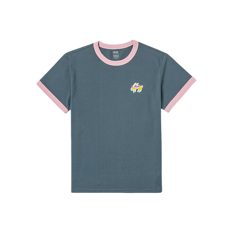 Vans T Shirts Women's Gray Blue-0