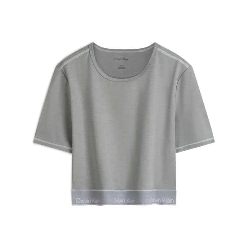 Calvin Klein Logo waistband Crop Top-3
