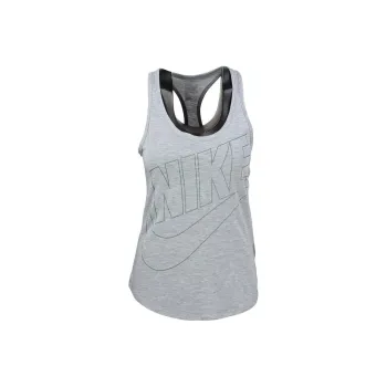 Nike Women's Futura Oversized Tank Gray
