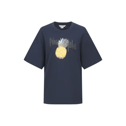 URBAN REVIVO T Shirt Women's Ink Blue