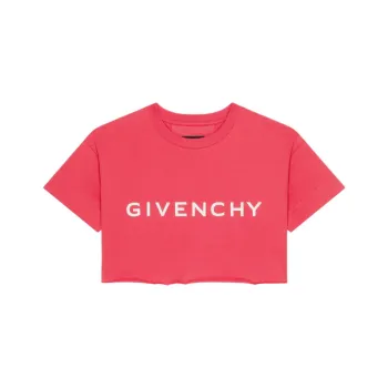 Givenchy Cropped Tee 'Raspberry'