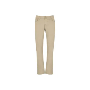 JACOB COHEN Logo Patch Straight Leg Trousers