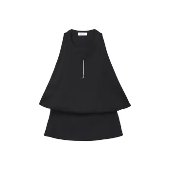 Alexander McQueen Cut And Sew Crew Neck Top