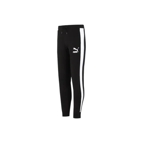 PUMA Knitted Sports Pants Men's Black