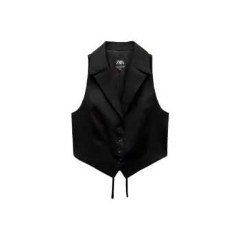 ZARA Tank Tops Women's Black