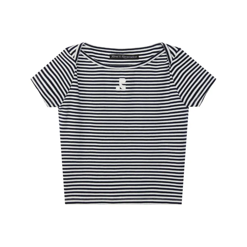 Rest&Recreation T Shirt Women's NAVY/Marine Blue-0