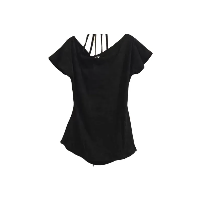 ABCMININ T Shirts Women's Black-1