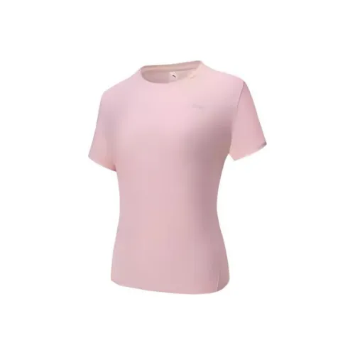 Anta Running Collection T Shirt Women's Soft And Tender Pink