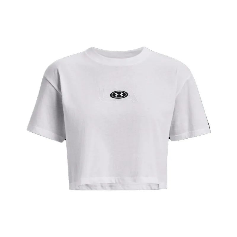 Under Armour Crop Tops Women's White-0