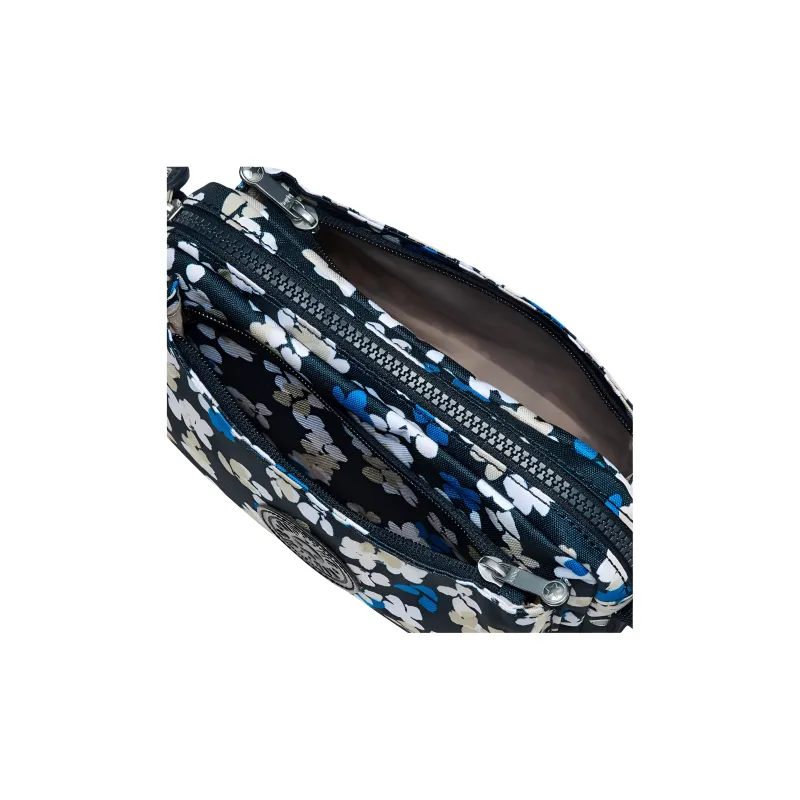 Kipling Polyester Crossbody Bag, Shoulder Bag Regular Women's Dark Blue & Small Multicolor-2