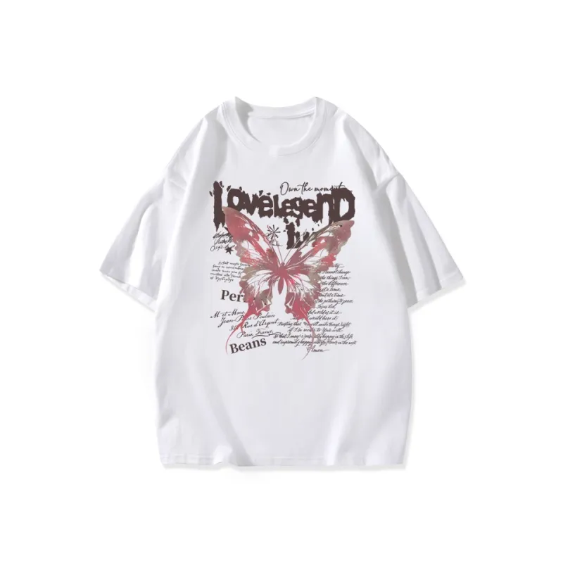 ILYOIL Drop Shoulder Sleeve T Shirt Unisex-0