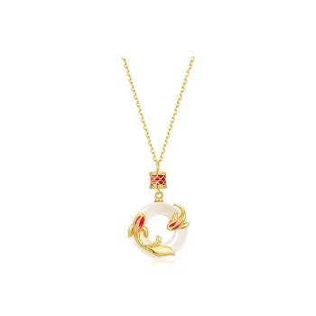 Kim Ka Fook Chalcedony Jade Necklaces Women's