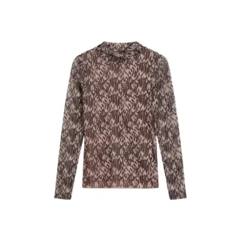 Ted Baker Jumila Sheer Patterned Top