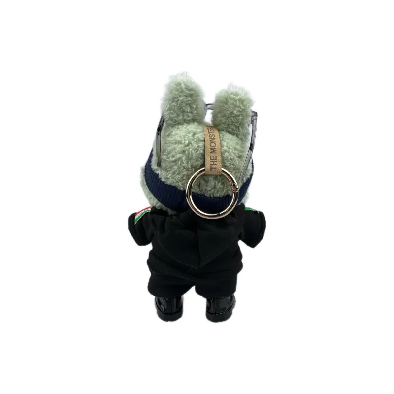 [Modified Doll] POP MART Labubu THEMONSTERS Heartbeat Macaron, A Tribute To Rapper Green Grape Hang Tag Box 15cm-2
