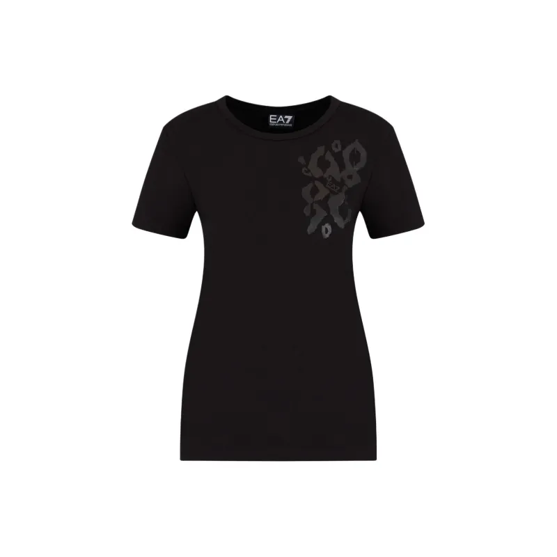 EMPORIO ARMANI EA7 Regular T Shirt Women's Black-0