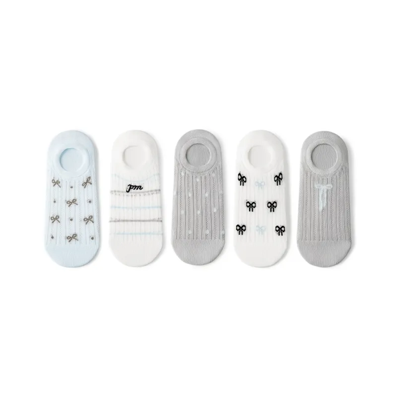 Primeet No Show Socks Women's 5 Pack-0