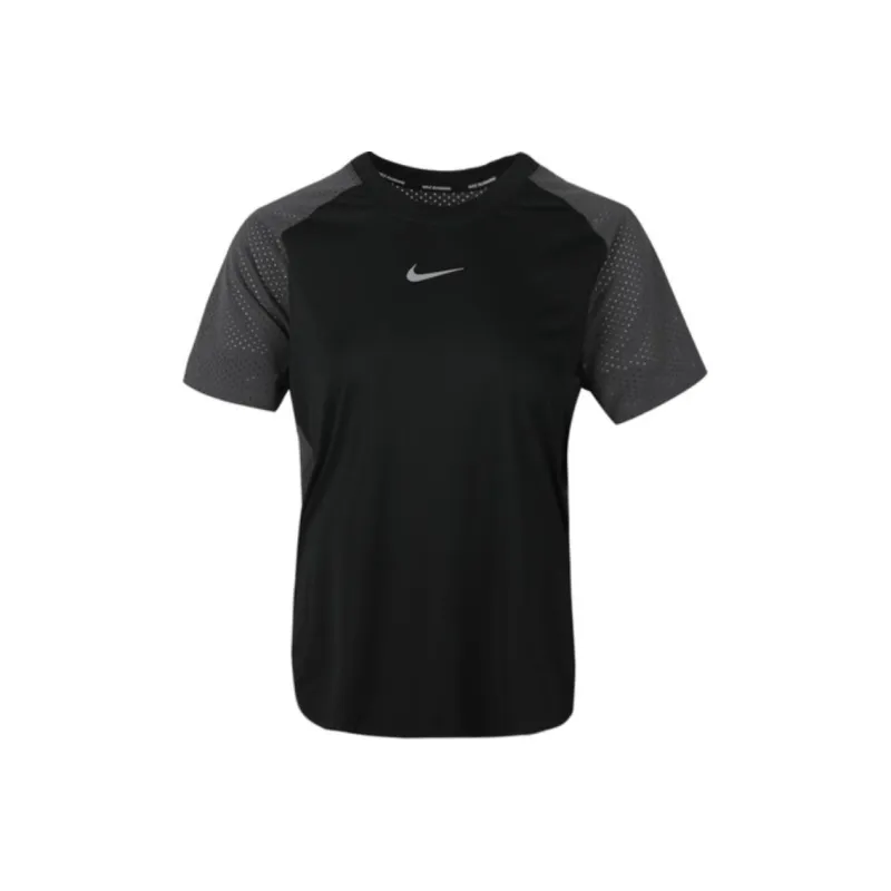 Nike Raglan Sleeve T Shirt Women's Black Gray-0