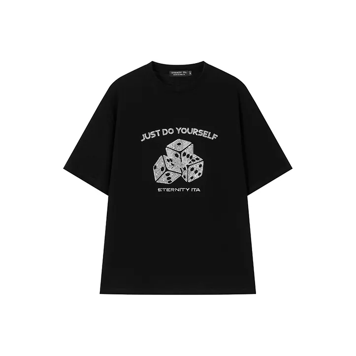 ETERNITY ITA Straight T-Shirt Unisex Black-0